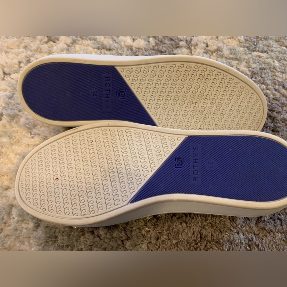 Rothy’s Original Slip On Sneaker - Light Grey - Picture 8 of 11